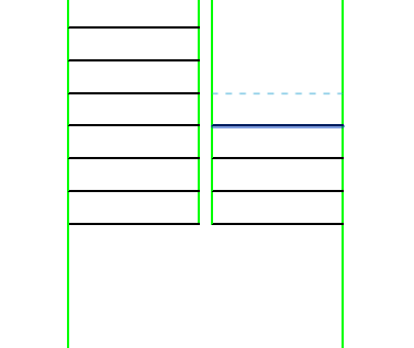 Tutorial sobre como criar escadas no Revit: imagem da tela do Revit com destaque para o desenho dos espelhos da escada