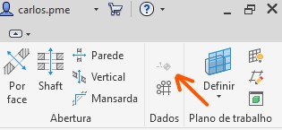 Imagem destacando a opção "Nível" no painel do revit durante o processo de criação de planta de piso no revit